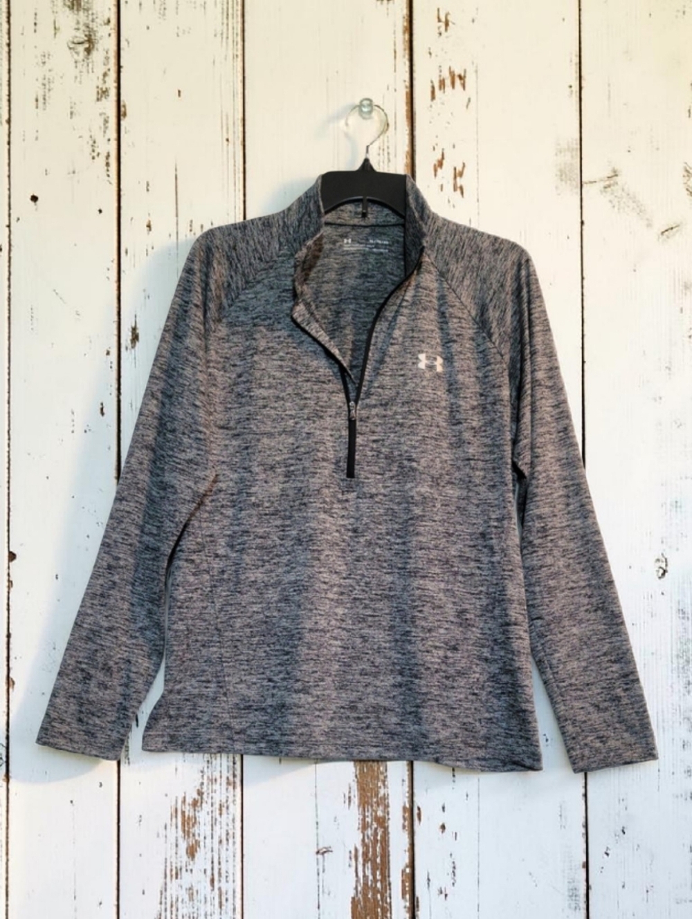 Under Armour UA Tech Twist 1/2 Zip Pullover Gray Heather XL